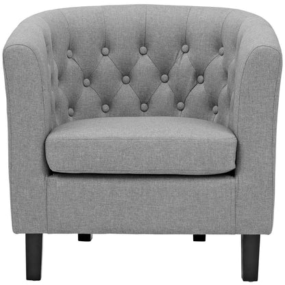 Prospect Upholstered Armchair, Grey, Fabric 11522