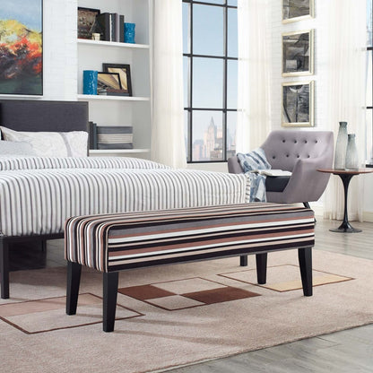 Connect Wood Bench, Multi, Fabric 13086
