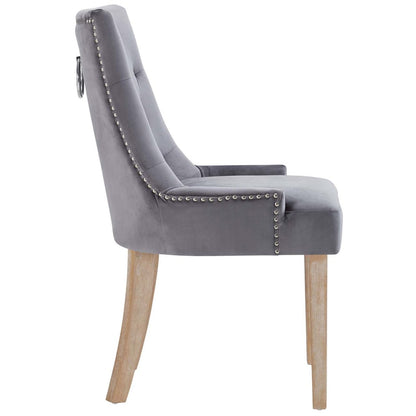 Pose Upholstered Fabric Dining Chair, Grey, Fabric 13127