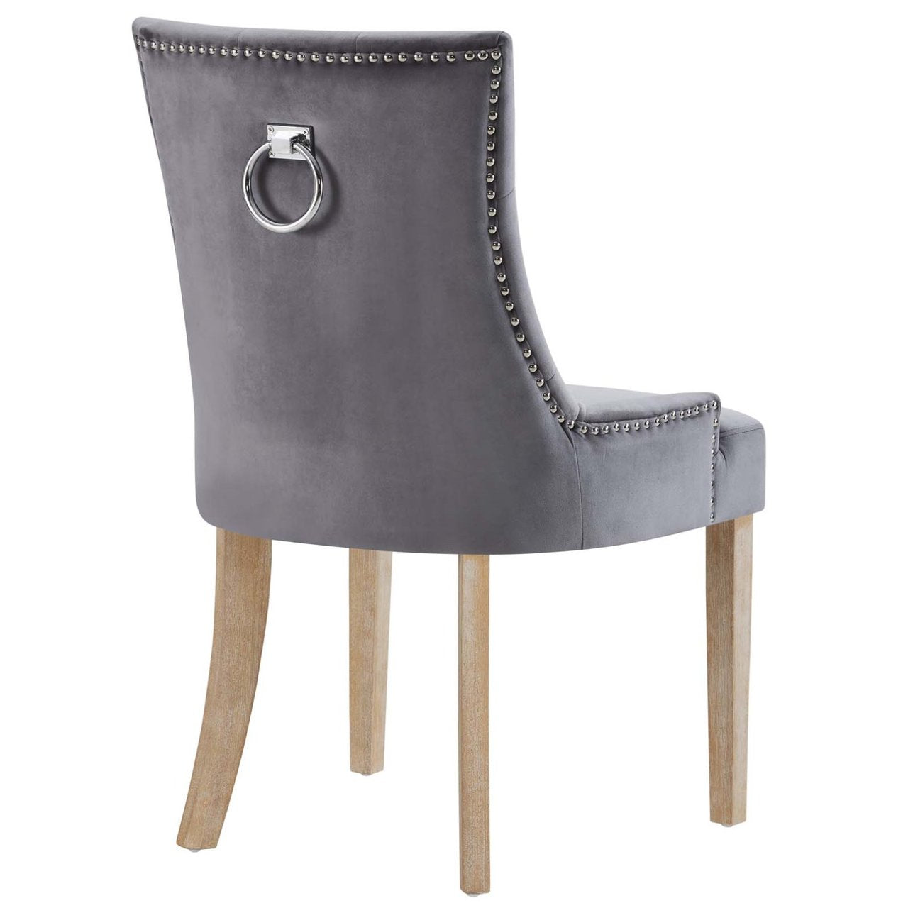 Pose Upholstered Fabric Dining Chair, Grey, Fabric 13127