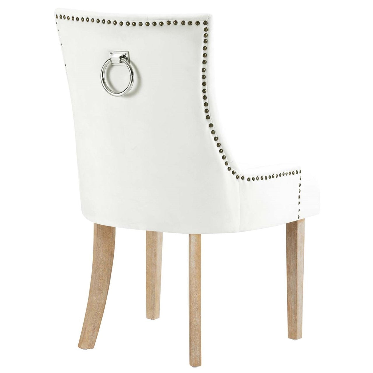 Pose Upholstered Fabric Dining Chair, White, Fabric 13128