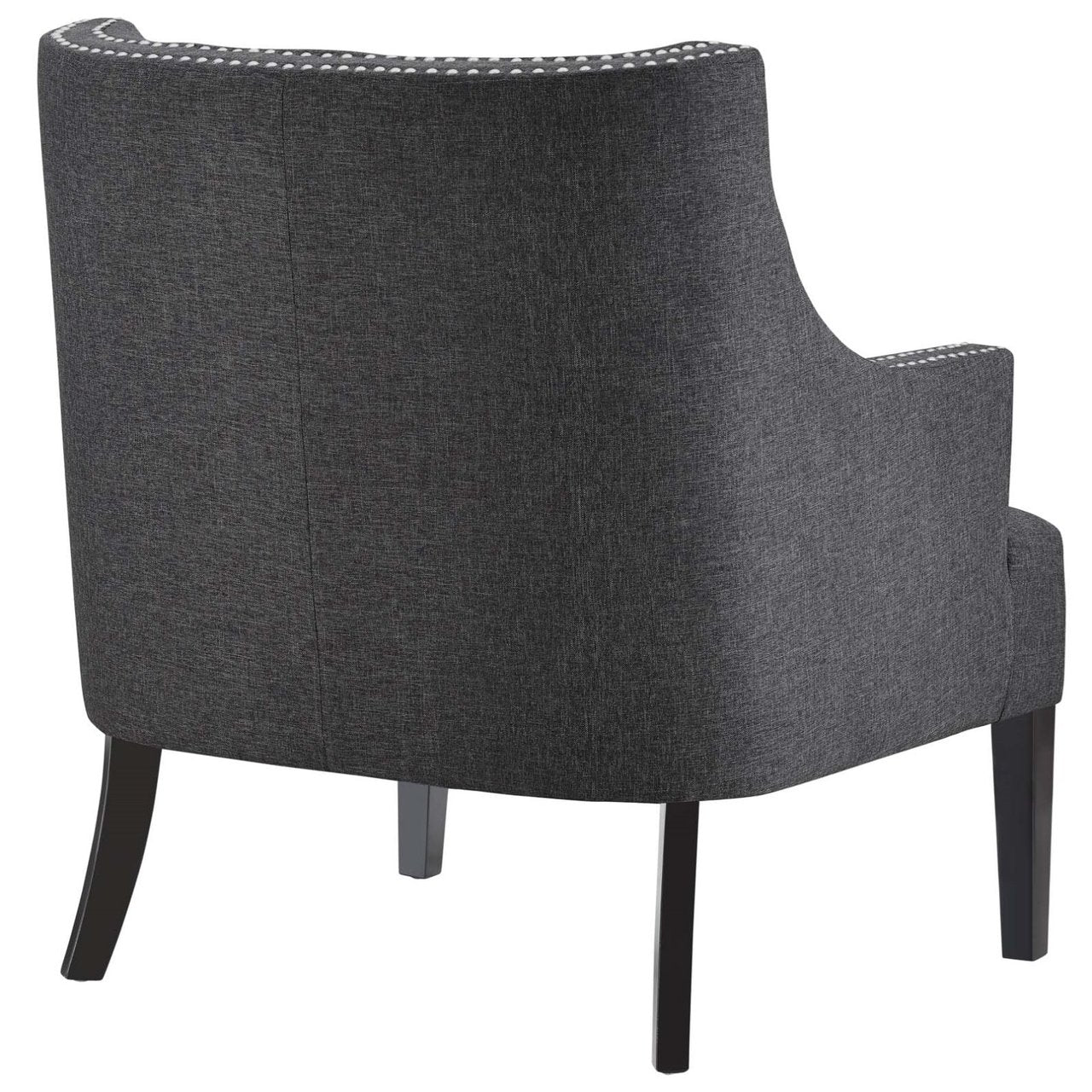 Regard Wood Armchair, Grey, Fabric 13131