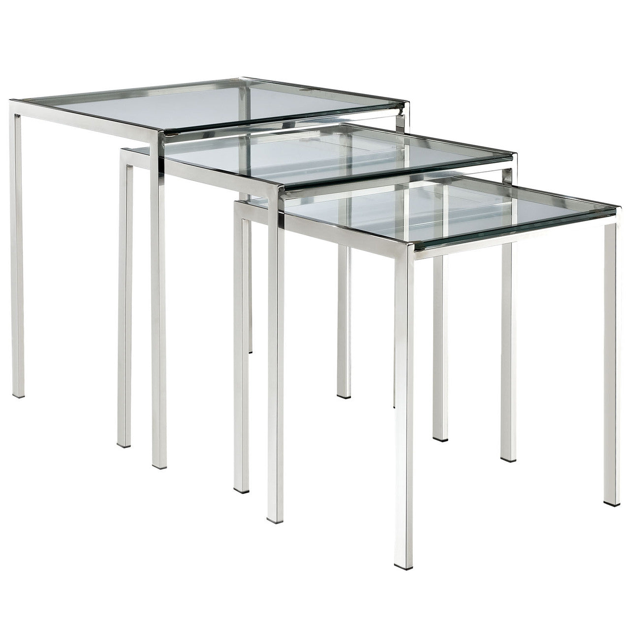 Nimble Nesting Table in Silver