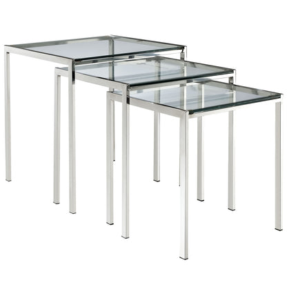 Nimble Nesting Table in Silver
