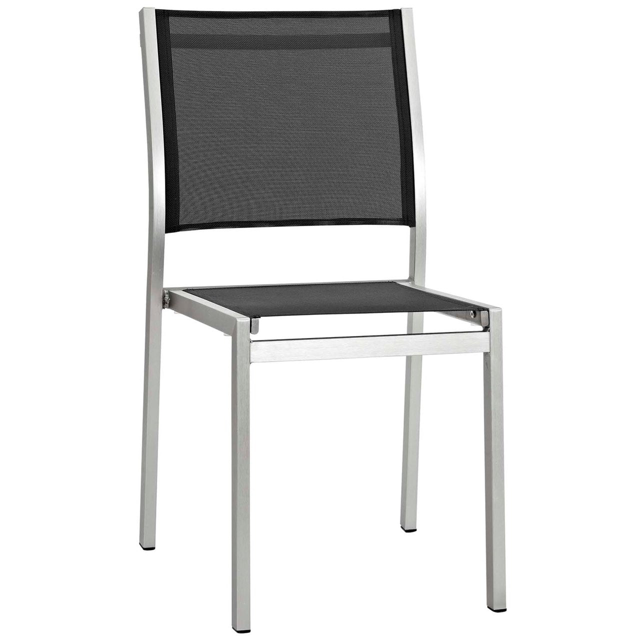 Shore Nine PCS Outdoor Patio Aluminum Dining Set, Black, Metal 11574