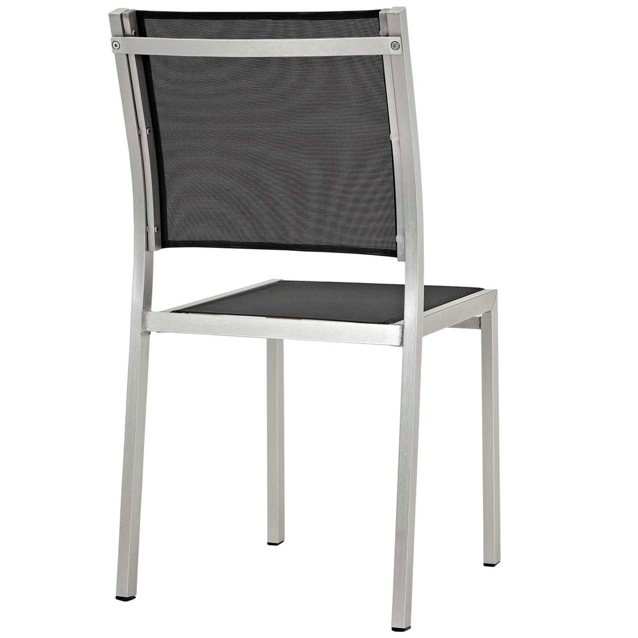 Shore Nine PCS Outdoor Patio Aluminum Dining Set, Black, Metal 11574