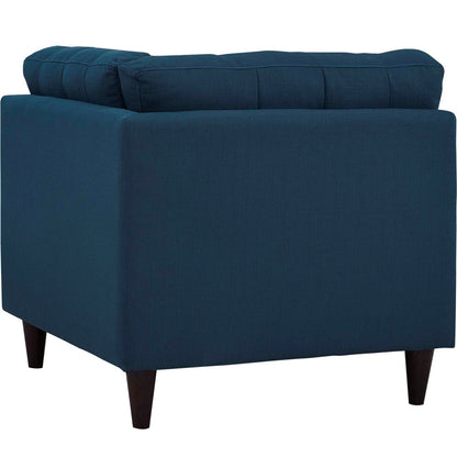 Empress Upholstered Fabric Corner Sofa, Navy, Fabric 11635