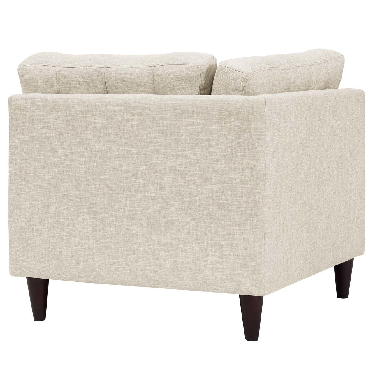Empress Upholstered Fabric Corner Sofa, Fabric, Beige 13604