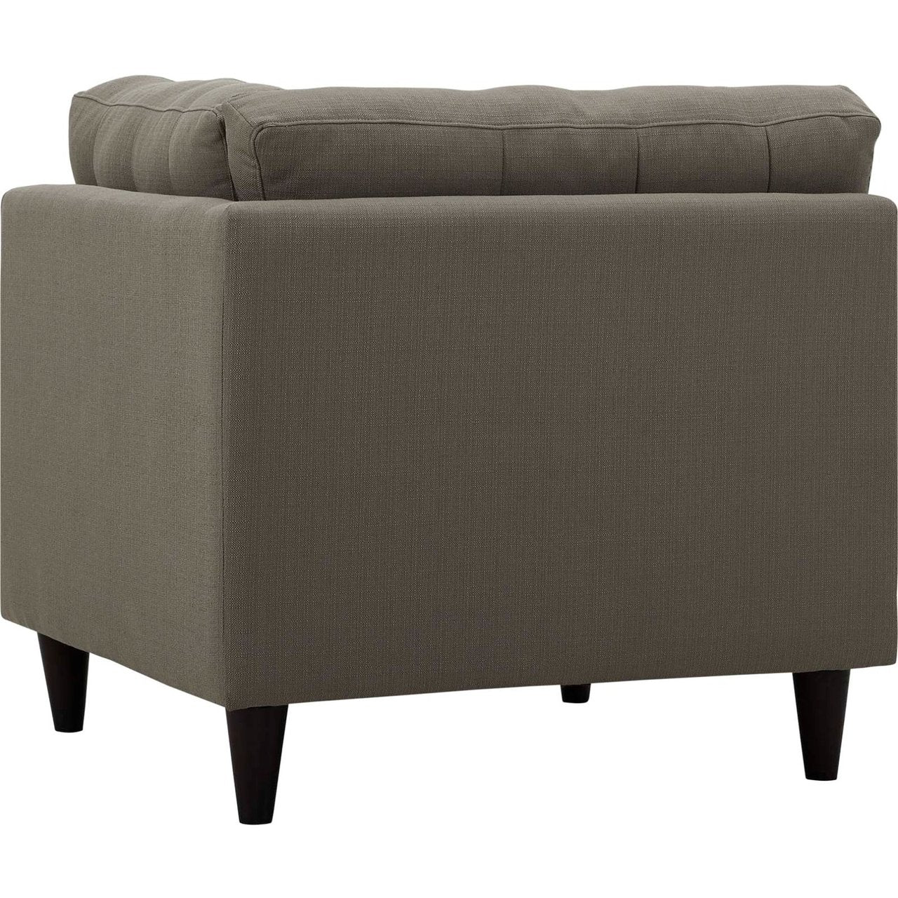 Empress Upholstered Fabric Corner Sofa, Grey, Fabric 11637