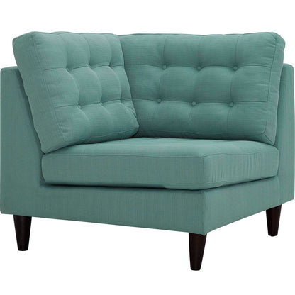 Empress Upholstered Fabric Corner Sofa, Blue, Fabric 11638