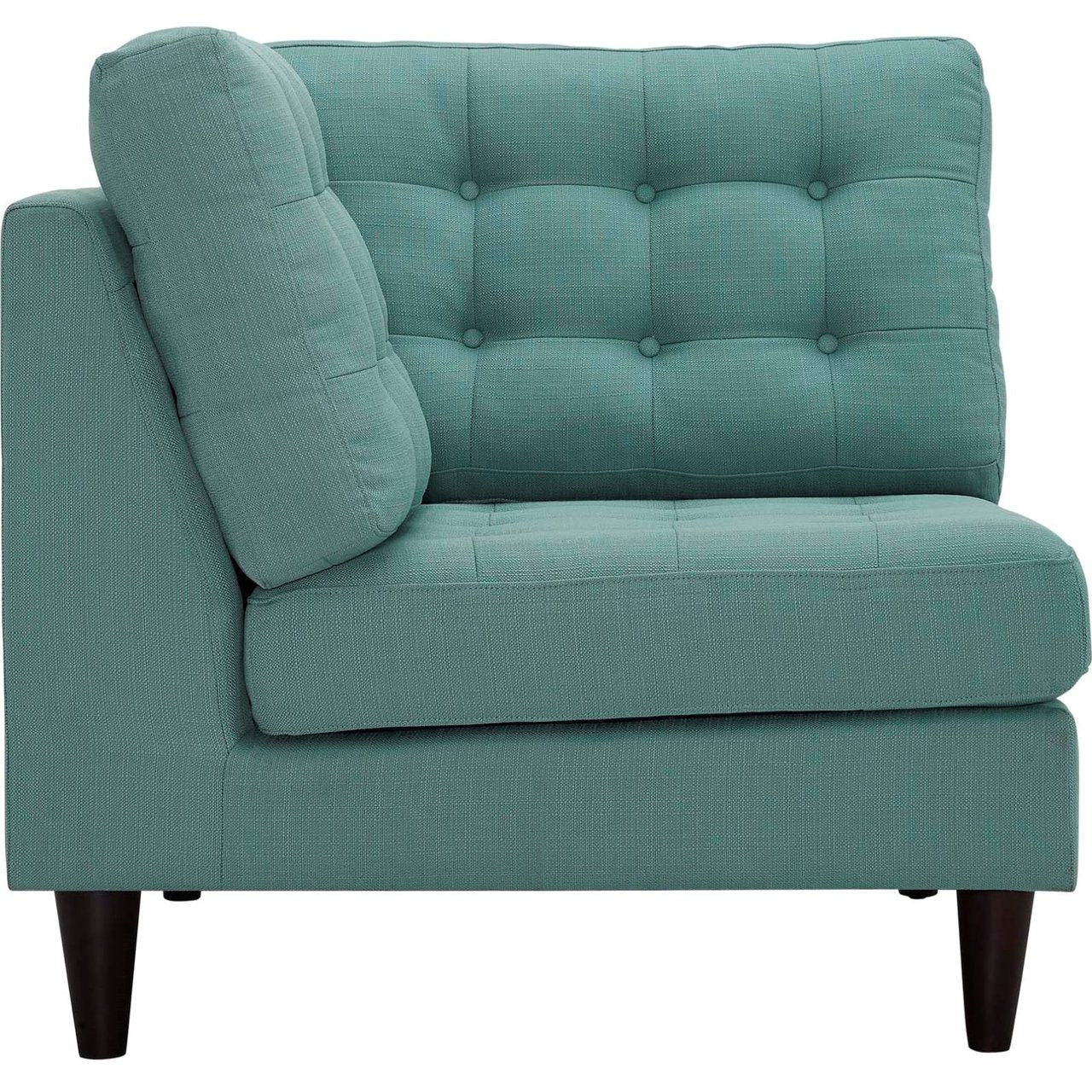 Empress Upholstered Fabric Corner Sofa, Blue, Fabric 11638