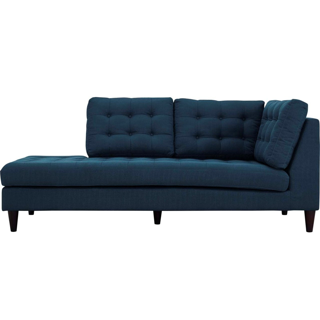 Empress Upholstered Fabric Bumper, Navy, Fabric 13143