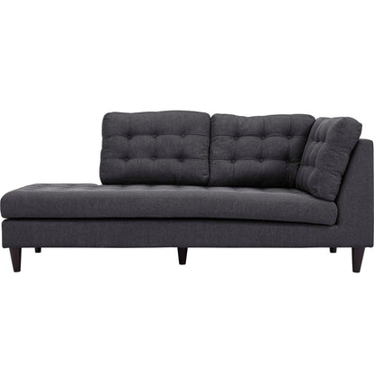 Empress Upholstered Fabric Bumper, Grey, Fabric 13144