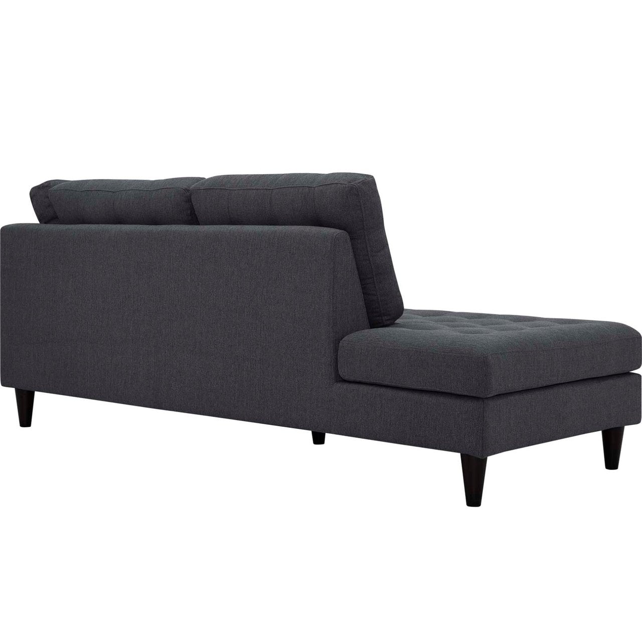 Empress Upholstered Fabric Bumper, Grey, Fabric 13144