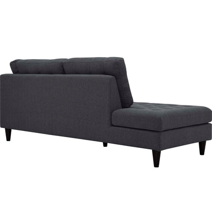 Empress Upholstered Fabric Bumper, Grey, Fabric 13144