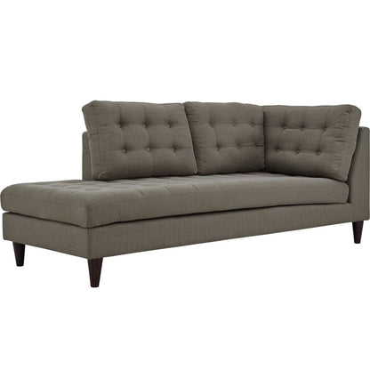 Empress Upholstered Fabric Bumper, Grey, Fabric 13145