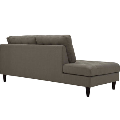 Empress Upholstered Fabric Bumper, Grey, Fabric 13145