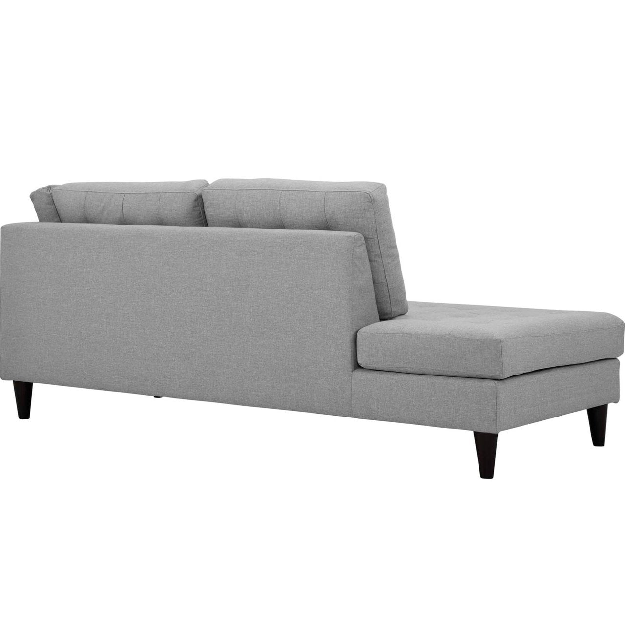 Empress Upholstered Fabric Bumper, Grey, Fabric 13147