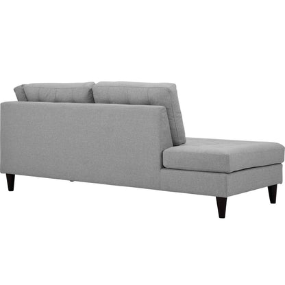 Empress Upholstered Fabric Bumper, Grey, Fabric 13147