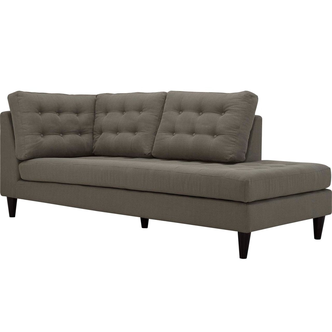 Empress Upholstered Fabric Bumper, Grey, Fabric 13150