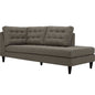 Empress Upholstered Fabric Bumper, Grey, Fabric 13150