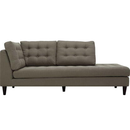 Empress Upholstered Fabric Bumper, Grey, Fabric 13150