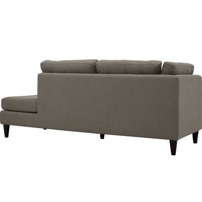 Empress Upholstered Fabric Bumper, Grey, Fabric 13150