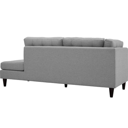Empress Upholstered Fabric Bumper, Grey, Fabric 13152