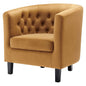 Prospect Performance Velvet Armchair, Velvet, Brown, 18131