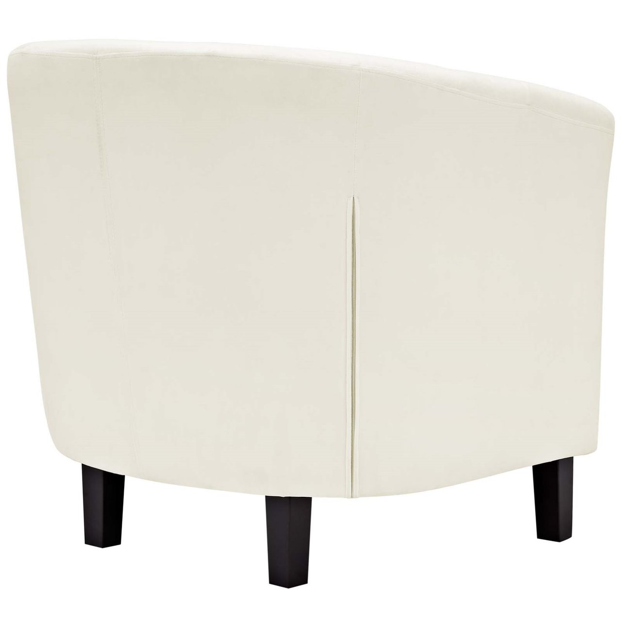 Prospect Velvet Armchair, White, Fabric 11645