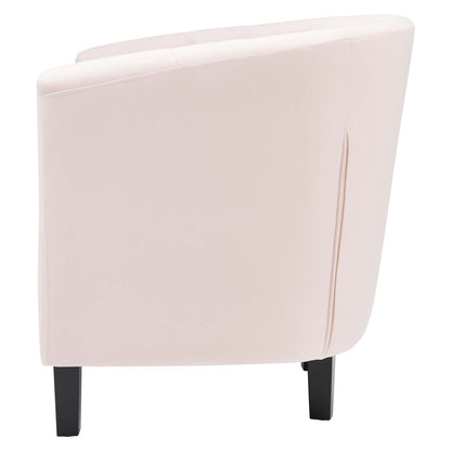 Prospect Performance Velvet Armchair, Velvet, Pink, 18135