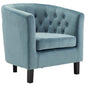 Prospect Velvet Armchair, Blue, Fabric 11647