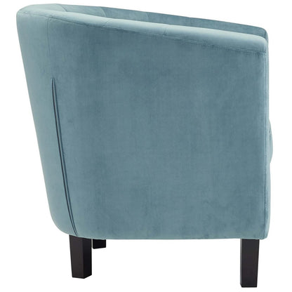 Prospect Velvet Armchair, Blue, Fabric 11647