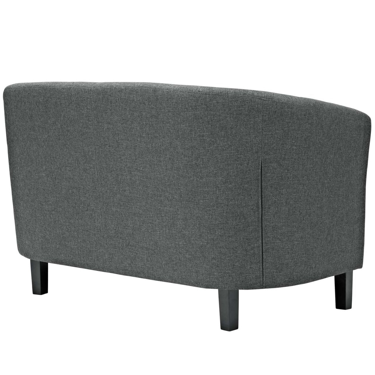 Prospect Upholstered Fabric Loveseat, Grey, Fabric 11652
