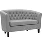 Prospect Upholstered Fabric Loveseat, Grey, Fabric 11654