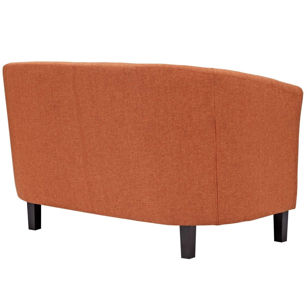 Prospect Upholstered Fabric Loveseat, Orange, Fabric 11655