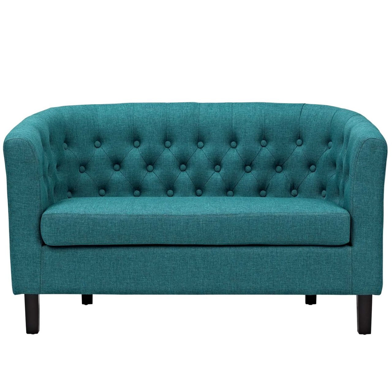 Prospect Upholstered Fabric Loveseat, Blue, Fabric 11657