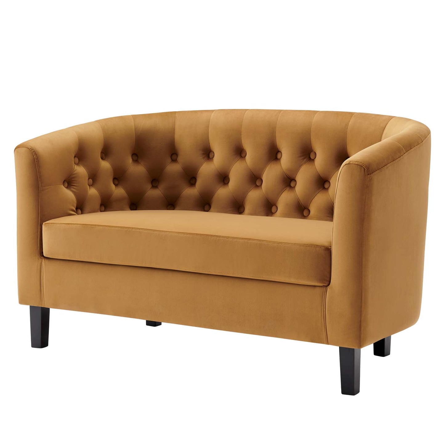 Prospect Performance Velvet Loveseat, Velvet, Brown, 18136