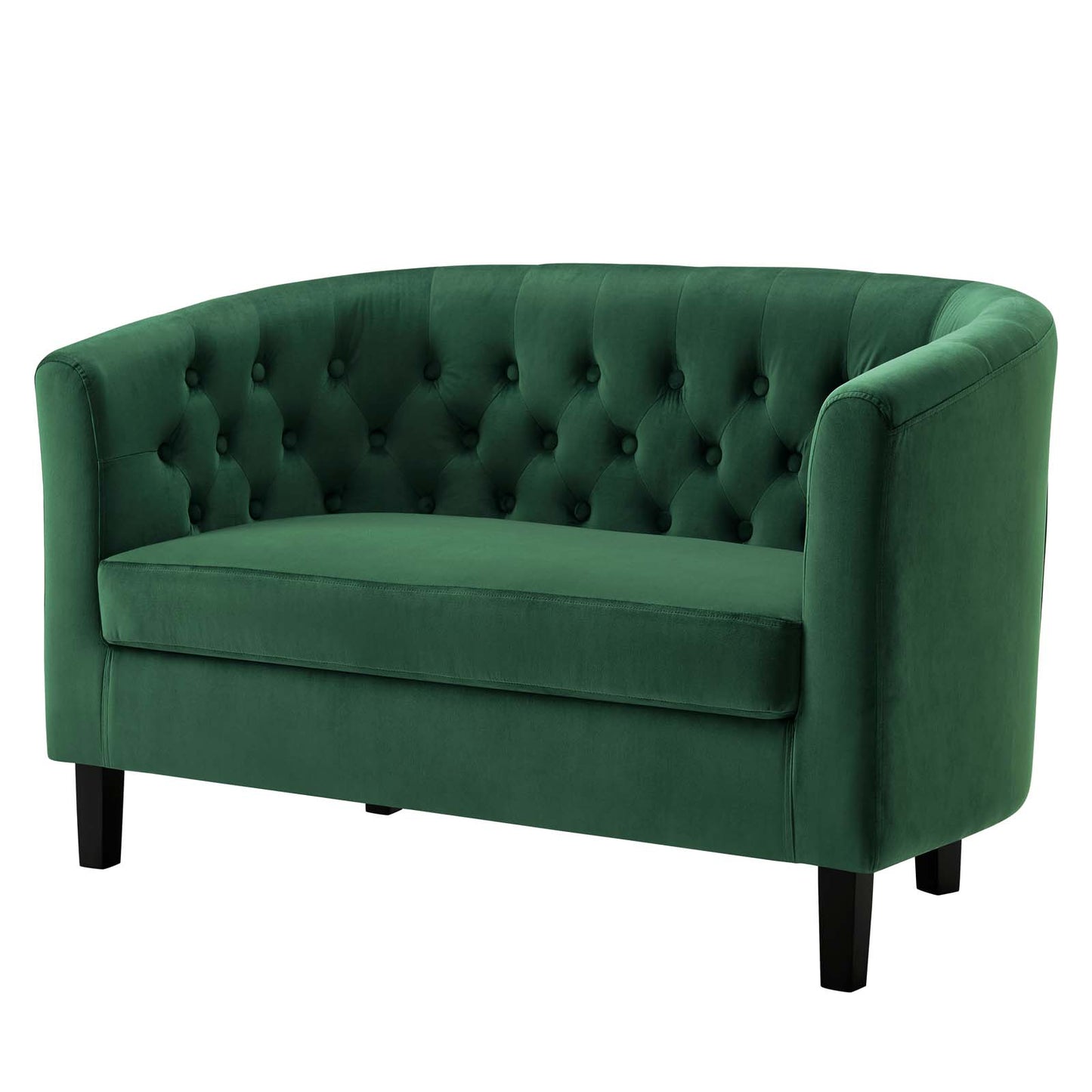 Prospect Performance Velvet Loveseat, Velvet, Green, 18138