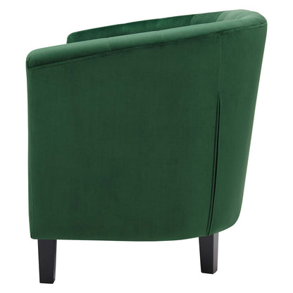 Prospect Performance Velvet Loveseat, Velvet, Green, 18138