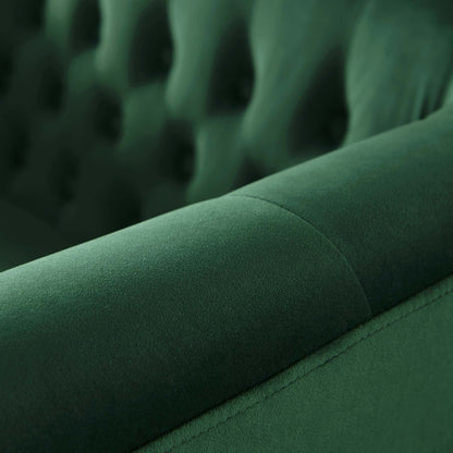Prospect Performance Velvet Loveseat, Velvet, Green, 18138