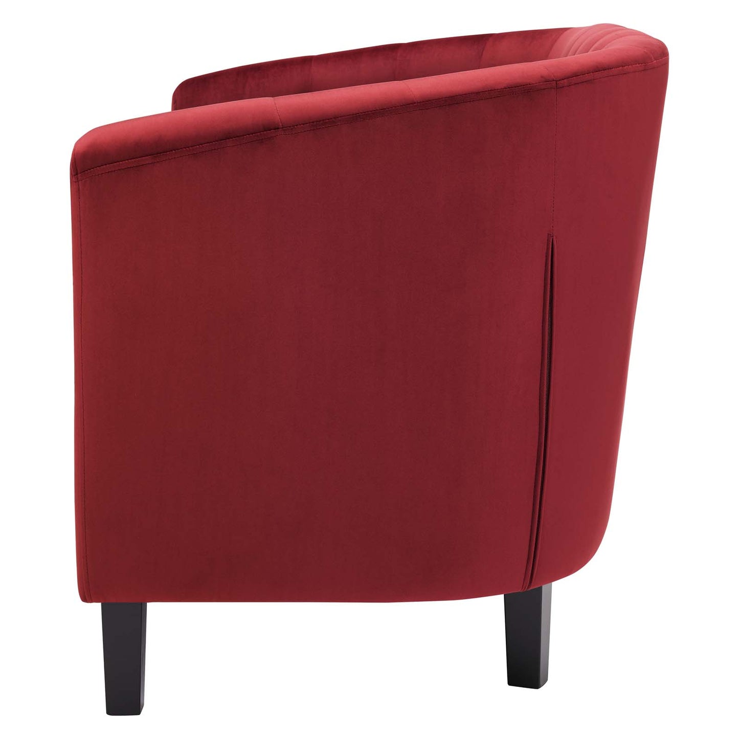 Prospect Performance Velvet Loveseat, Velvet, Red, 18139