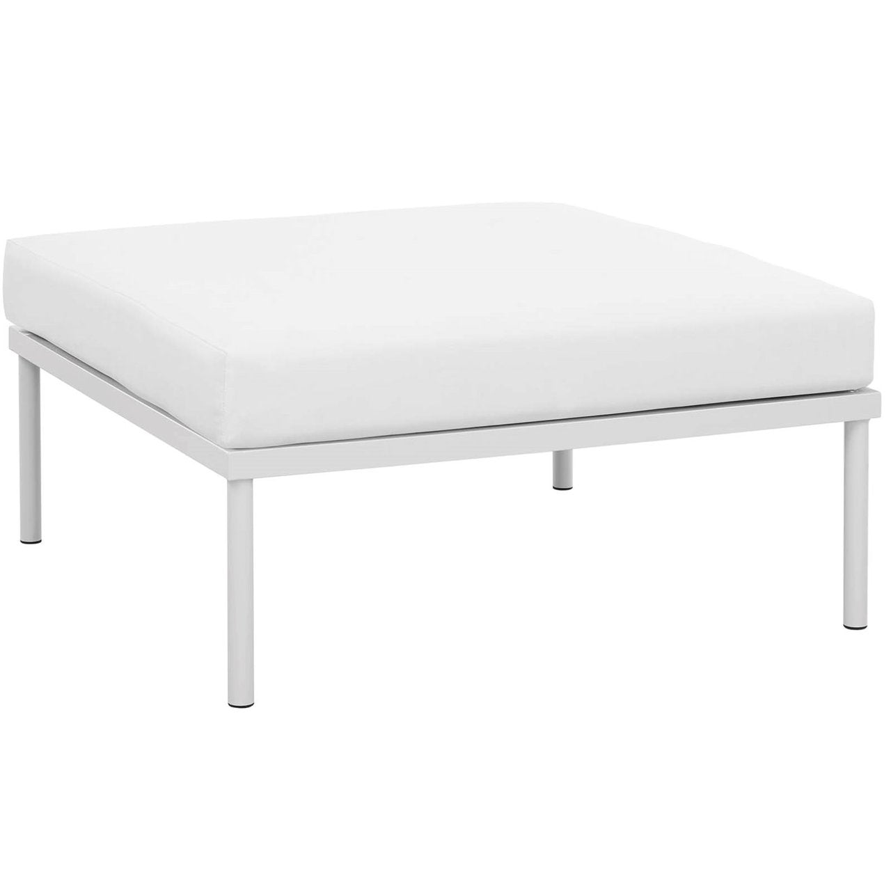 Harmony Three PCS Outdoor Patio Aluminum Set, White, Rattan 11673