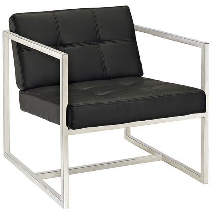 Hover Lounge Chair in Black