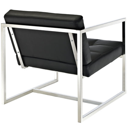 Hover Lounge Chair in Black