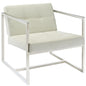 Hover Lounge Chair in White
