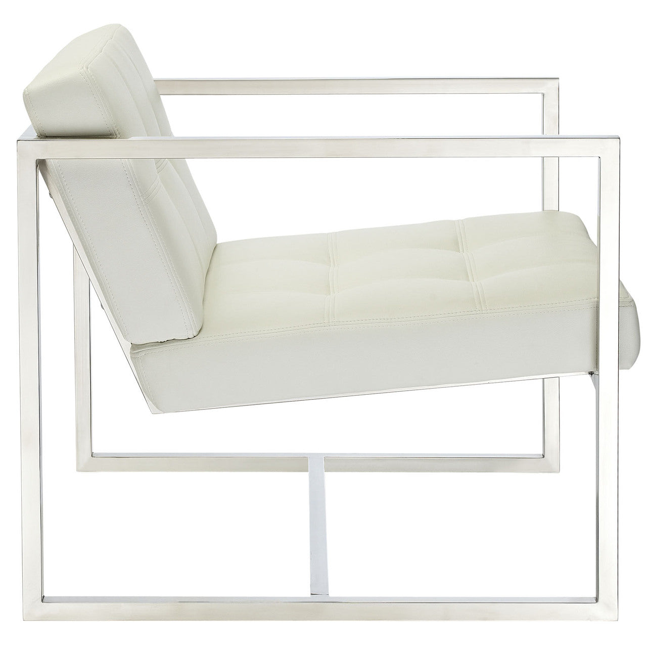 Hover Lounge Chair in White