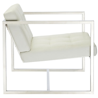 Hover Lounge Chair in White