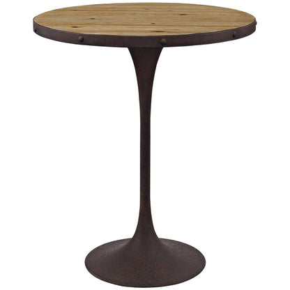 Drive Wood Bar Table, Brown, Wood 11726