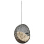 Hide Outdoor Patio Swing Chair Without Stand, Beige, Rattan 11728